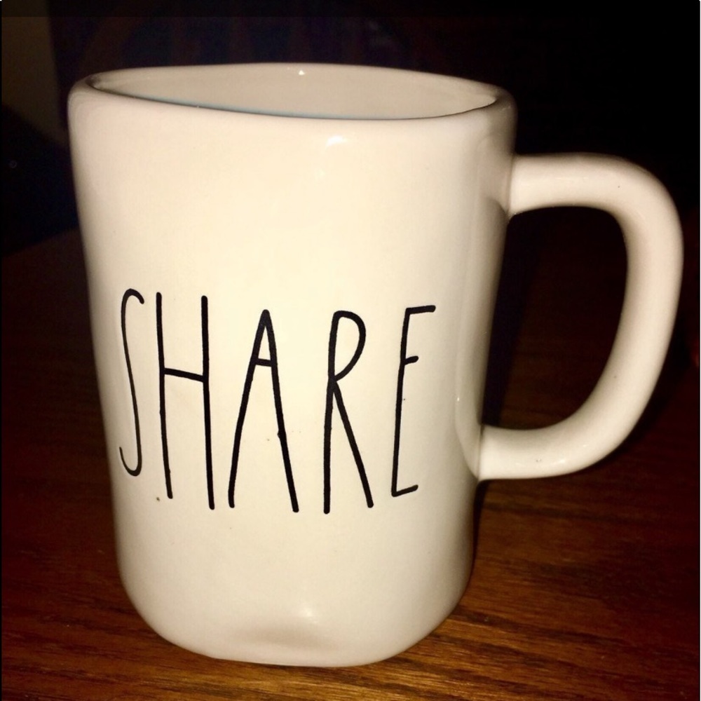 M Stamped Rae Dunn “Share” Mug